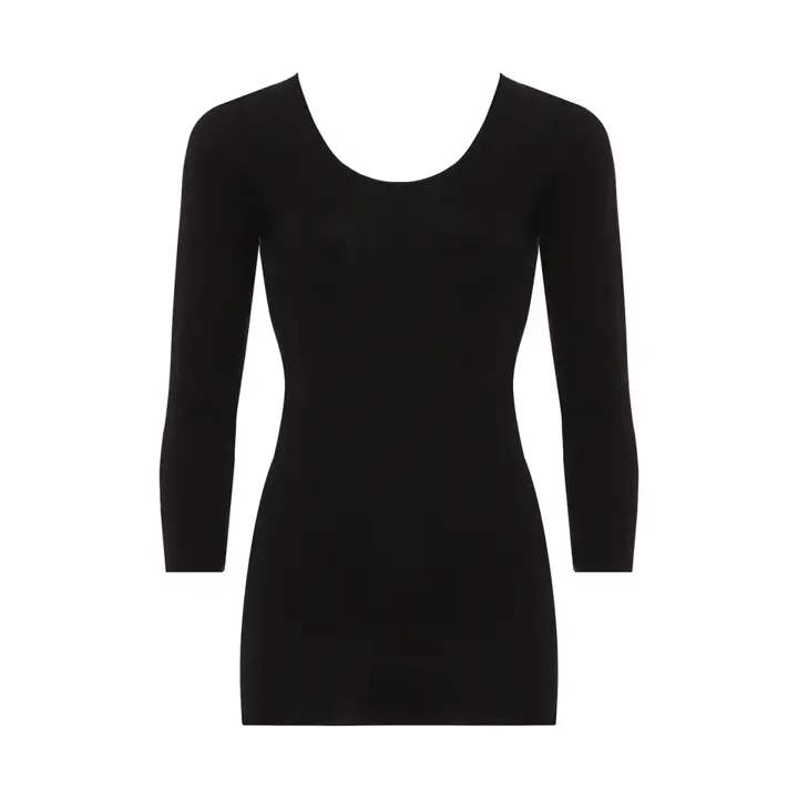 フロラーレ ナチュレ4200 8分袖トップ, ブラック, product image number 0