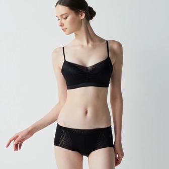 エス バイ スロギー シャイン ノンワイヤーブラ, ブラック, model image number 1