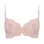 Daily AMOSTYLE 3/4 カップブラ プチプラ ブラ＆ショーツセット レースラバー, ピンク, product image number 0