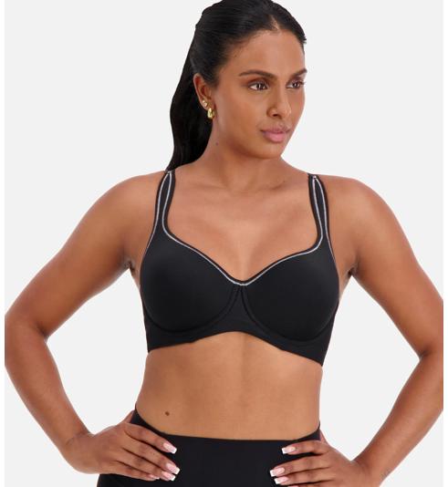 Triumph TRIACTION RACERBACK SPORTS BRA - Black - Wired