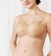 【SALE】トリンプストーリー598 ブラジャー(パッドなし), ベージュ, model image number 0