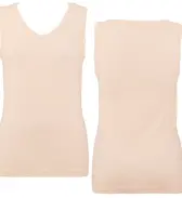 【SALE】しっかりあたたかい5100 タンクトップ, ベージュ, product image number 1