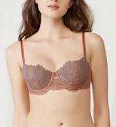 フロラーレ リュクス5010 ブラジャー【一部カラーSALE】, ブラウン, model image number 0