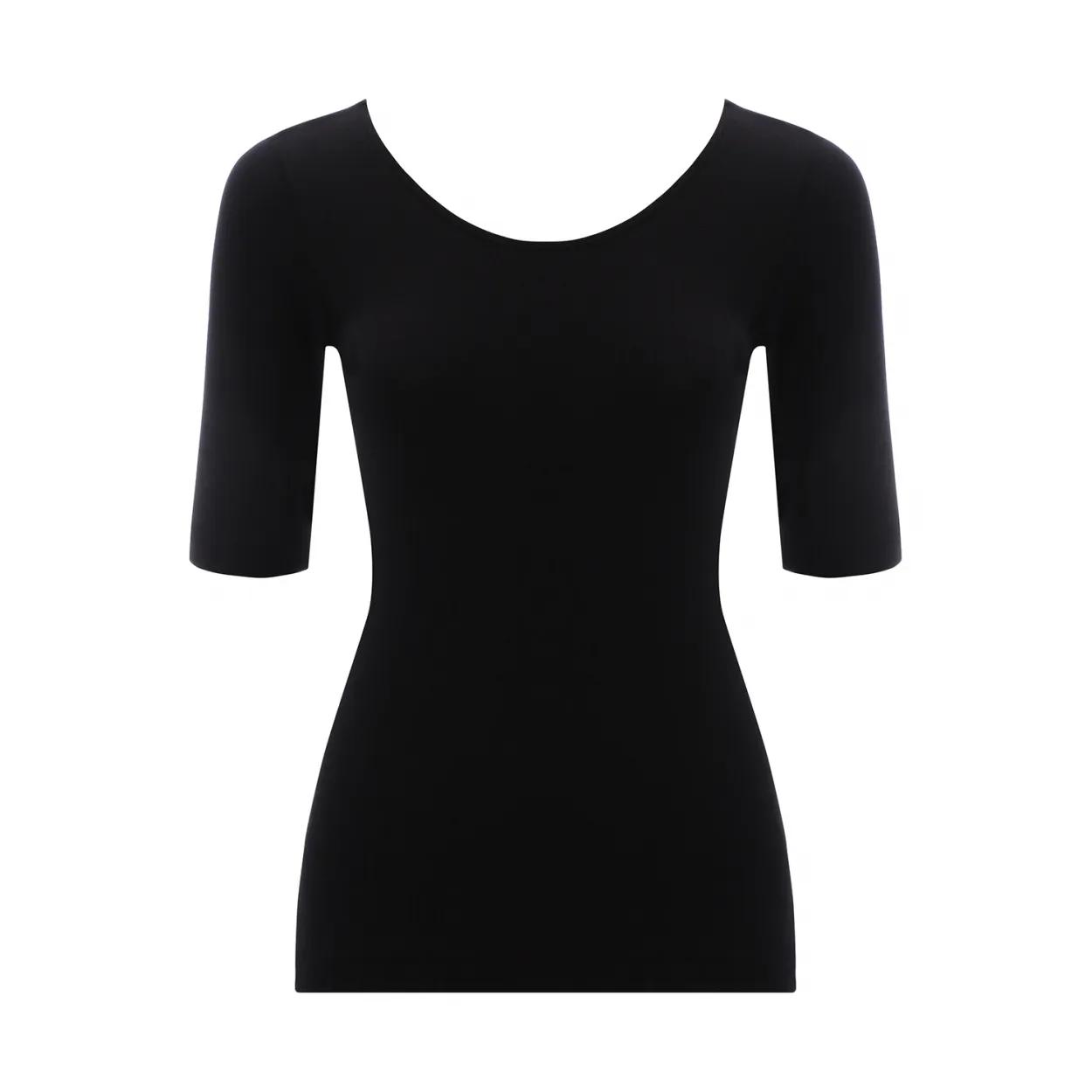 肌側綿100インナー5480 5分袖トップ TR5480 Top(5) トップ（袖あり）