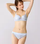 フロラーレ バイ トリンプ121 ブラジャー(パッドなし), ブルー, model image number 1