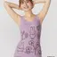 【SALE】スロギー ミッフィーコラボ あったか インナートップ, パープル, model image number 0
