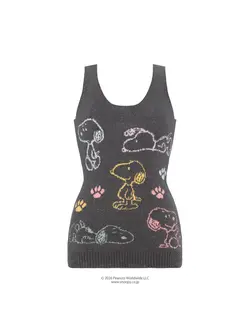 スロギー Warmer SNOOPY G083 袖なしトップ