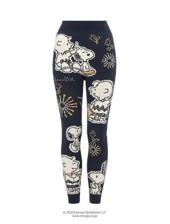 スロギー Warmer SNOOPY G083 ９分丈ニットパンツ