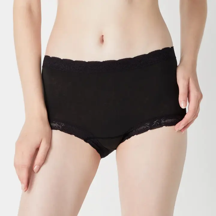 スロギーフィット サニタリー マキシ, ブラック, model image number 1