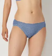 【SALE】美姿勢サポートブラ レギュラーショーツ, ブルー, model image number 0
