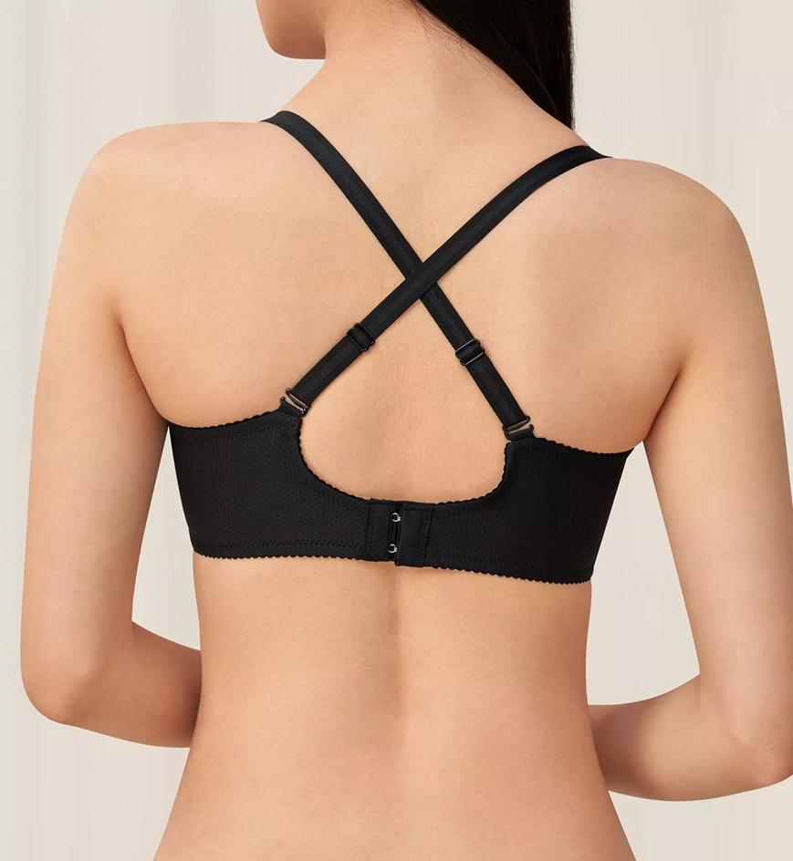 Triumph Pure Invisible 系列軟鋼圈薄墊胸圍 - Black - T-恤胸圍