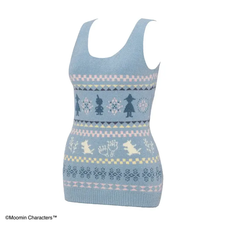 スロギーG073 ムーミン インナートップ, ブルー, product image number 3