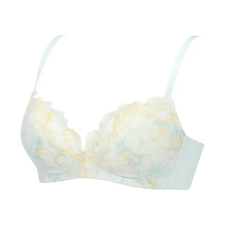優々ブラ640 ノンワイヤーブラジャー, ブルー, product image number 2