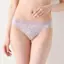 夢みるブラ(R)DeepV ブラ＆ショーツセット デイジーレース【一部カラーSALE】, パープル, model image number 1