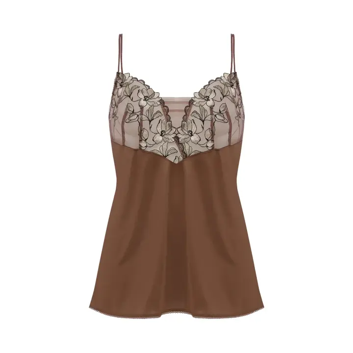 フロラーレ バイ トリンプ 615  キャミソール, ブラウン, product image number 0