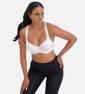 Triumph TRIACTION RACERBACK SPORTS BRA - White - Wired