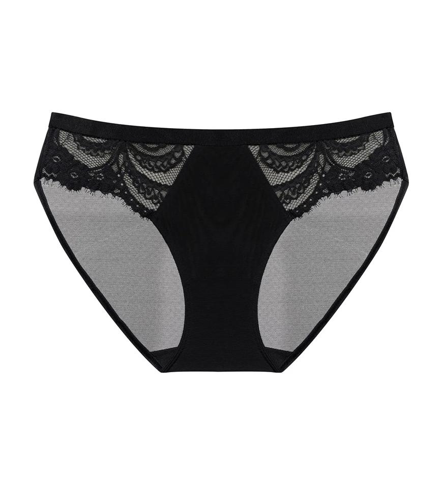 Triumph Quần lót Love Lace Mini - Thân thiện môi trường - Black - Mini Panties