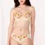 【SALE】天使のブラ(R) 魔法のハリ感586 ブラジャー, イエロー, model image number 1