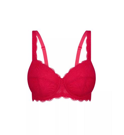 Triumph ESSENTIAL LACE BALCONETTE BRA - Rose red - Balconette