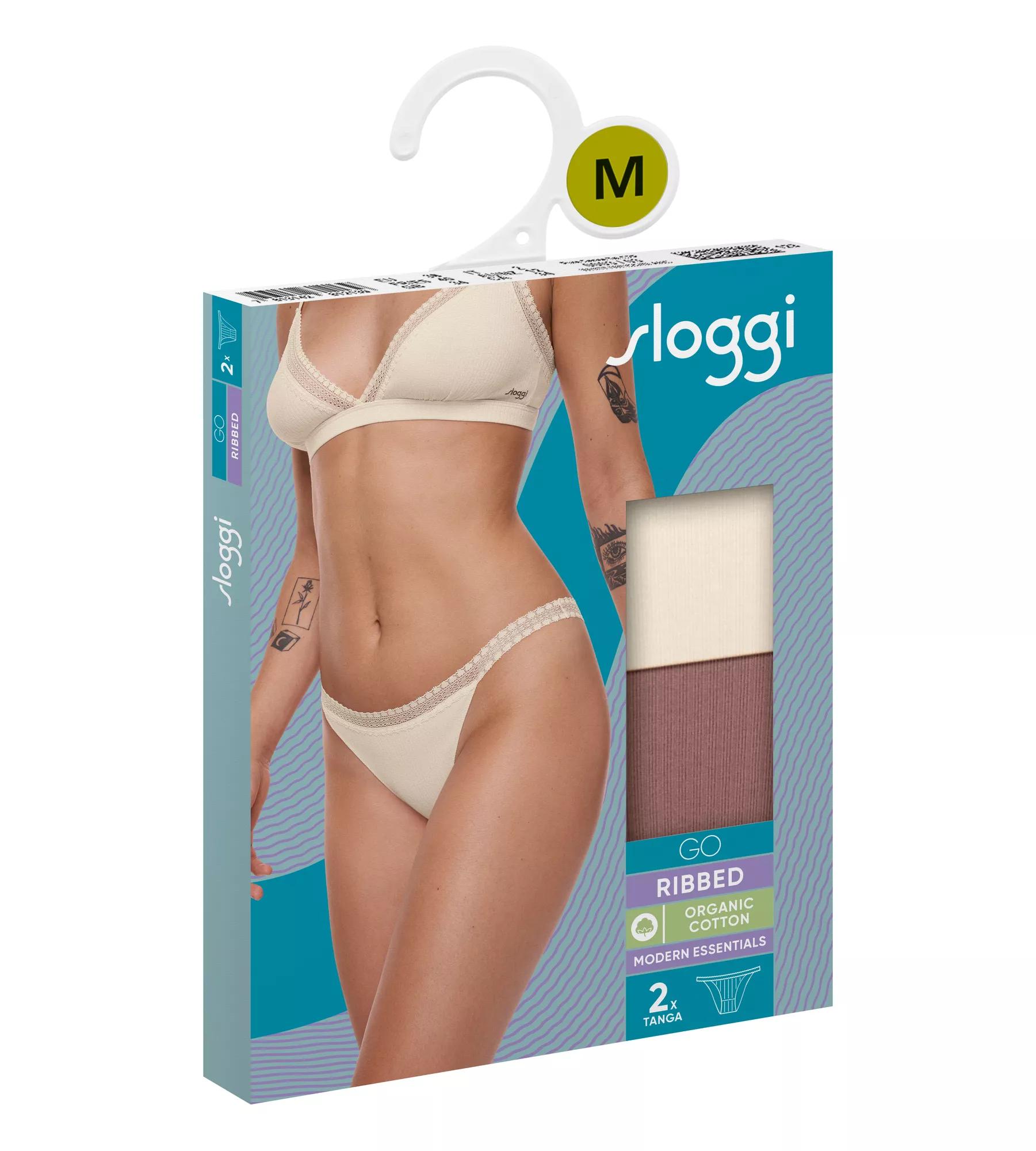 sloggi GO Ribbed H Tanga C2P Brief Image 7