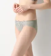 レギュラーショーツ レインボーベール, グレー, model image number 2