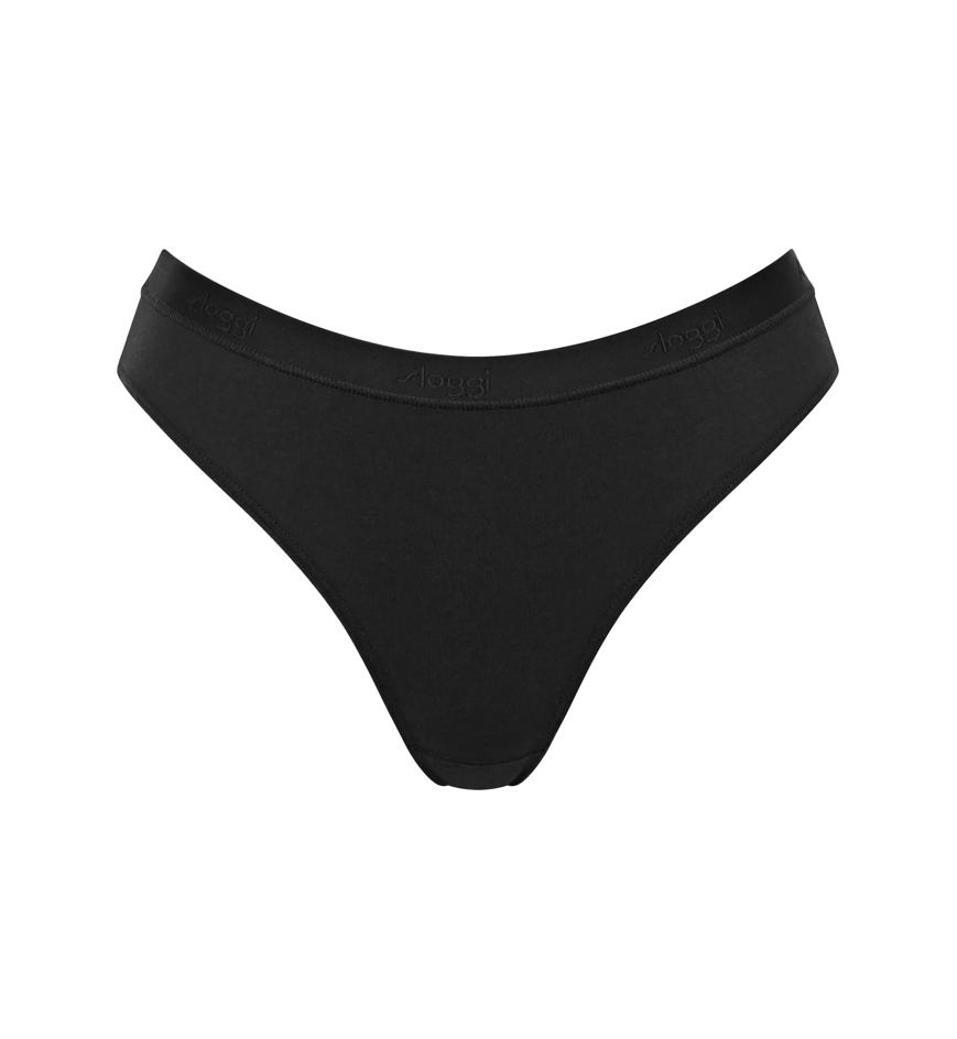 Sloggi SLOGGI GO CASUAL HIGH LEG BRIEF - Black - Hi-Cut