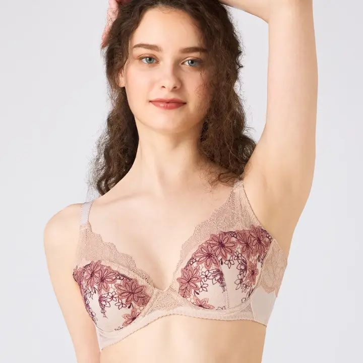 ゴールドレーベル バイ トリンプ4008 ブラジャー(パッドなし), ベージュ, model image number 0