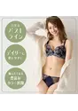 【WEB特別価格】美胸ソフトブラ クラッシーペタルズ ブラ＆ショーツセット