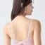 チャーミングラマー(R)スリムラインDeepV ブラ＆ショーツセット ラインアートステッチ【一部カラーSALE】, パープル, model image number 4