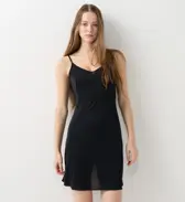 シンプルランジェリー5460 スリップ, ブラック, model