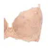 【WEB限定】美胸ソフトブラ クラッシーペタルズ ブラ＆ショーツセット, ベージュ, swatch