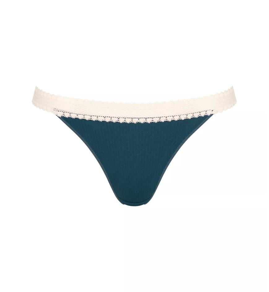 Sloggi SLOGGI GO RIBBED TANGA TWIN PACK - Blue light combination - Bikini