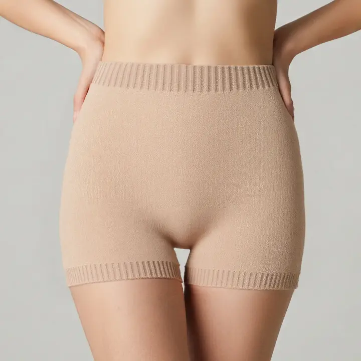 スロギー “ほっ”とアイテム(ミニウォーマー) ニットパンツ, グレー, model image number 0