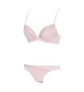 【SALE】エントリーコレクション 寄せブラ ブラ＆ショーツセット クワイエットフリル, パープル, product image number 3