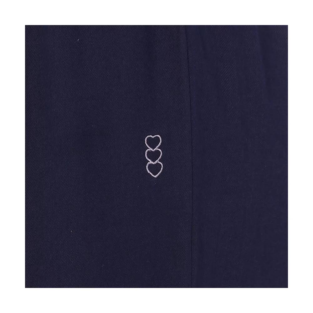 コットンフランネルシャツパジャマ, ブルー, product image number 4