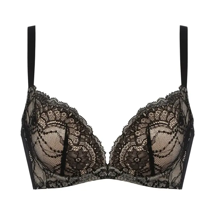 【SALE】スレンダーラインブラ ブラジャー, ブラック, product image number 0