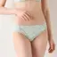 きゅっと寄せブラ ブラ＆ショーツセット スウィンギングブーケ【一部カラーSALE】, グリーン, model image number 2