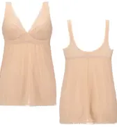 【SALE】楽らく係496 キャミソール, ベージュ, product image number 3