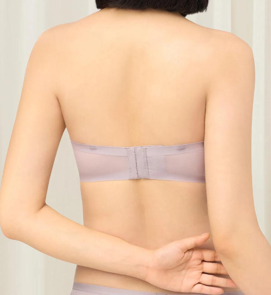 Triumph Invisible Inside-Out Non-Wired Detachable Push Up Bra - Warm stone - Strapless\/Convertible Bra