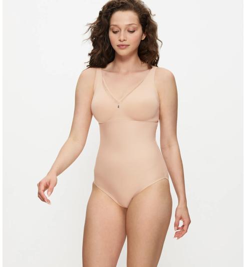 トリンプ　エスバイ　Smooth Fit Body Suit Shape Shifter Bodysuit - Smoked Cherry