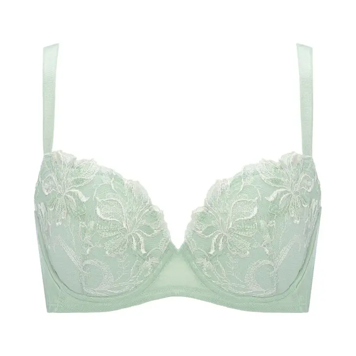 トリンプ プレミアム ゴールドレーベル4006 ブラジャー【一部カラーSALE】, グリーン, product image number 0