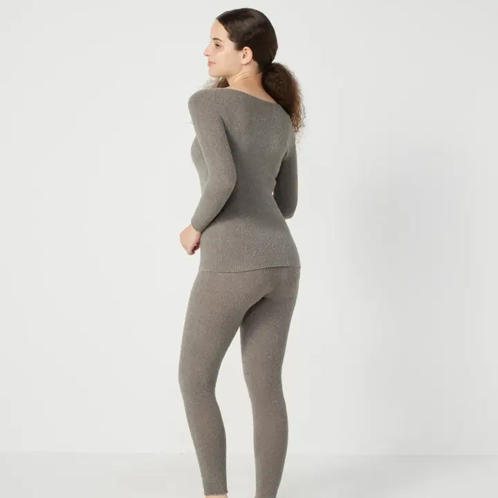 スロギー ホイップタッチ 9分丈ニットパンツ【一部カラーSALE】, , model image number 7