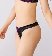 フロラーレ バイ トリンプ614 ストリング, ブラック, model image number 0