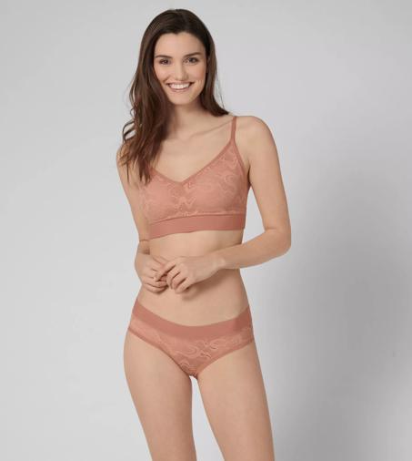 SLOGGI GO ALLROUND LACE MARRON