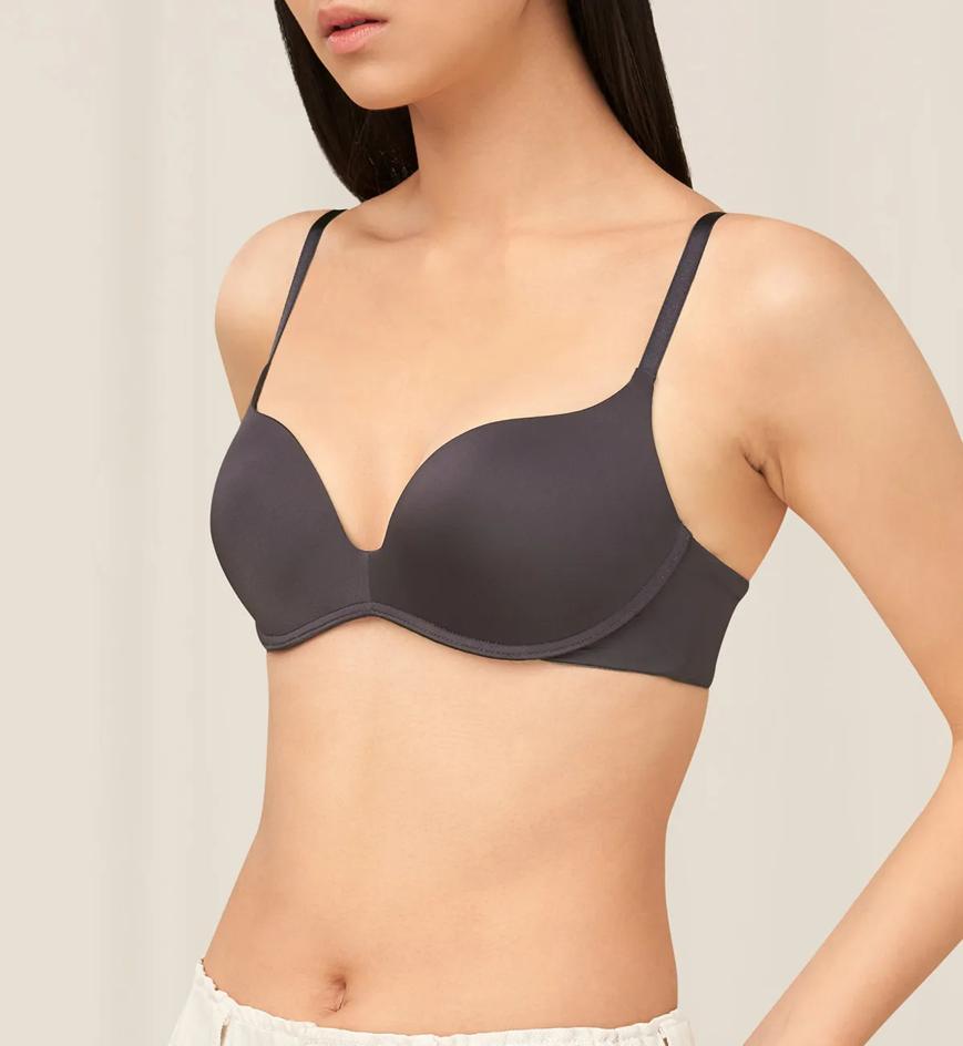 Triumph Maximizer 819 Non-Wired Push Up Bra - Graphite - Non-wired Bra