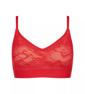 Sloggi SLOGGI GO ALLROUND LACE PADDED BRA - Campari - Wirefree