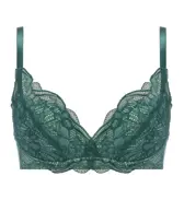 【SALE】天使のブラ(R) スリムライン581 ノンワイヤーブラジャー, グリーン, product image number 0
