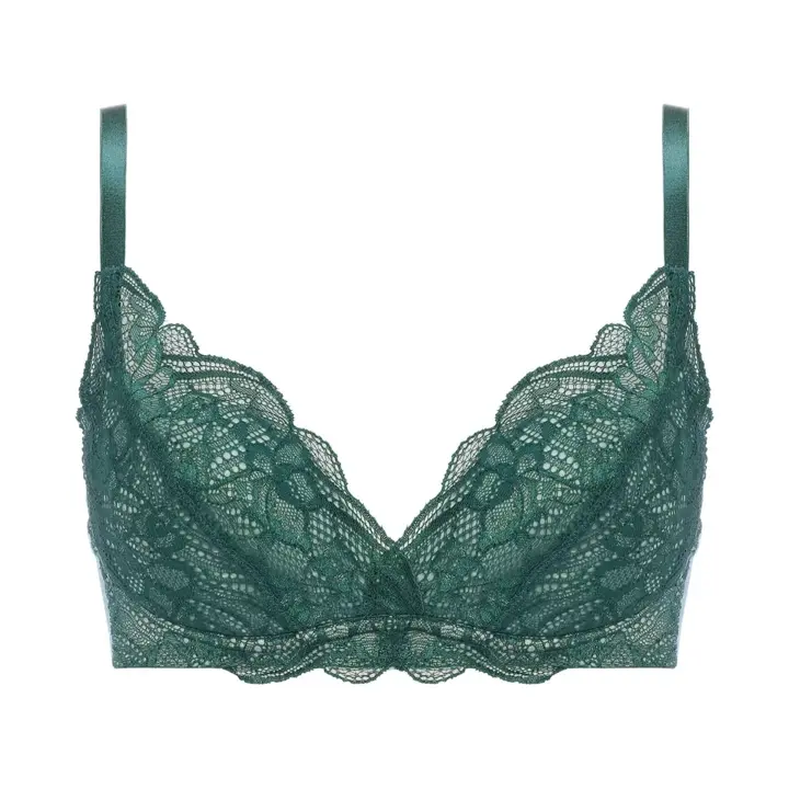 【SALE】天使のブラ(R) スリムライン581 ノンワイヤーブラジャー, グリーン, product image number 0