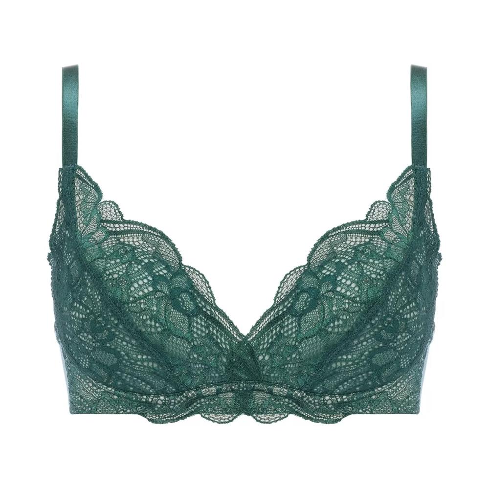 天使のブラ(R) スリムライン581 ノンワイヤーブラジャー, グリーン, product image number 0
