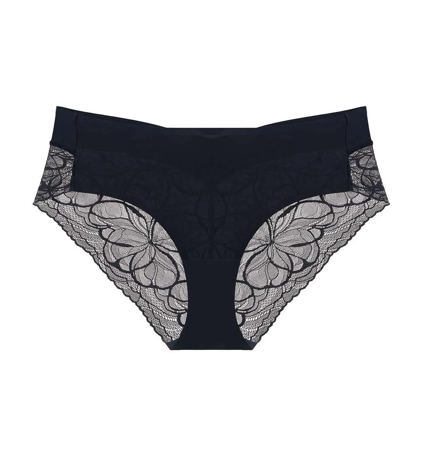 【美品・限定800部】伊丹豪 TYM:GI this year's model Body Makeup Illusion Lace Hipster in Black | Triumph Hong Kong